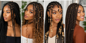 African women showcasing modern beauty and fashion style