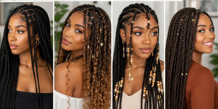 African women showcasing modern beauty and fashion style