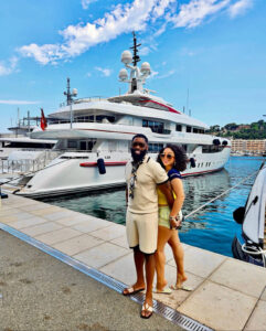 Igho Ubiribo and wife on holidays chilling in Monaco