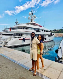 Igho Ubiribo and wife on holidays chilling in Monaco